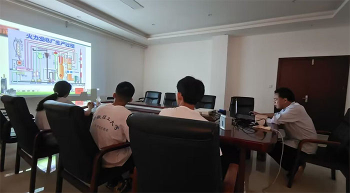 可再生能源進展的見證----安徽理工大學社會實踐團隊參觀亳州國禎生物質發(fā)電廠