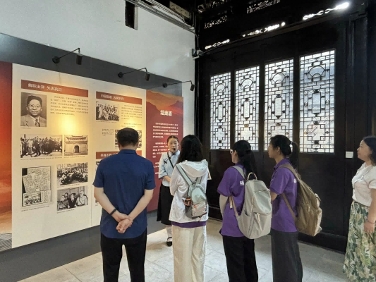 西安理工大學(xué)“智”紅“渭”來實踐隊來蒲城縣調(diào)研紅色文化