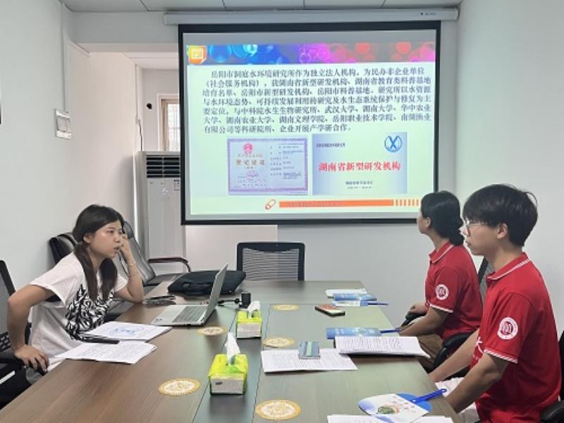 科技治水——湘潭大學機力院赴岳陽市專項實踐團前往南湖新區(qū)實地調(diào)研