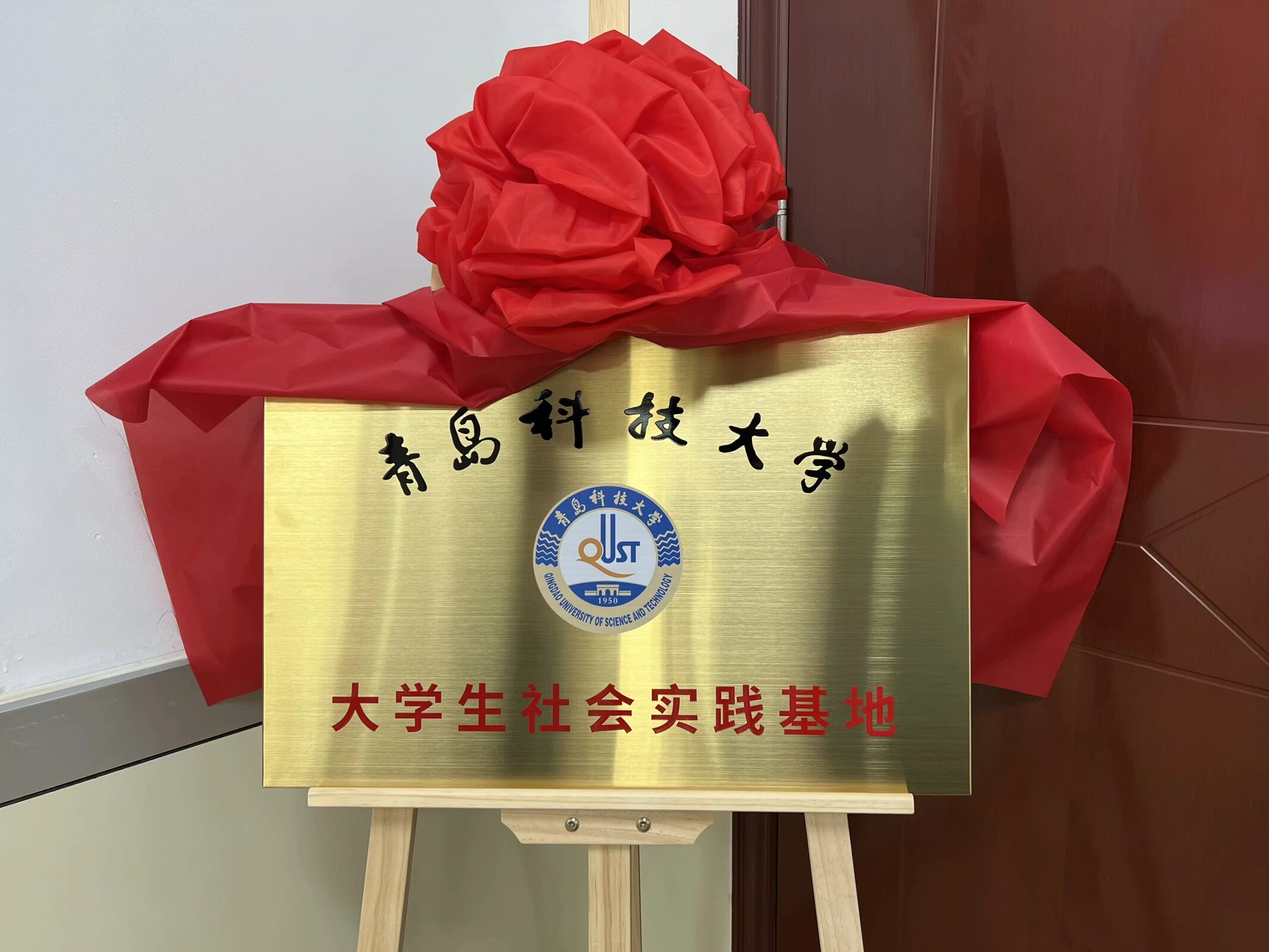 青島科技大學(xué)高分子科學(xué)與工程學(xué)院與日照莒縣岳家村社區(qū)共建大學(xué)生社會(huì)實(shí)踐基地揭牌儀式順利開展