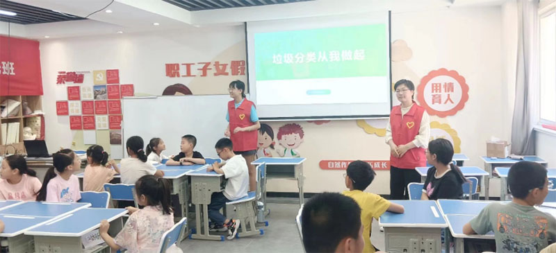 河海大學江蘇省常州市金壇區(qū)環(huán)保科普小分隊赴堯塘街道